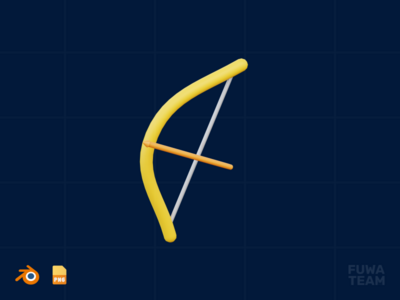 Arrow & Bow - 3D 游戏插画包(Arrow & Bow - 3D Game Illustration Pack)