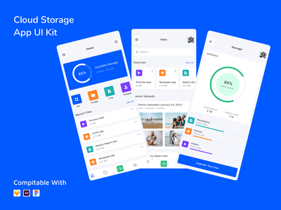 云存储应用程序 UI 套件(Cloud Storage App UI Kit)