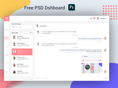 聊天仪表板设计(Chat Dashboard Design)
