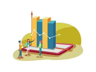 业务规划矢量图的概念。(Business Planning Vector Illustration concept.)