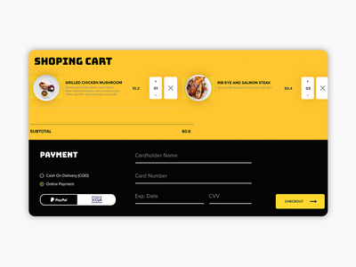 结账页面 UI 设计(Checkout Page UI Design)