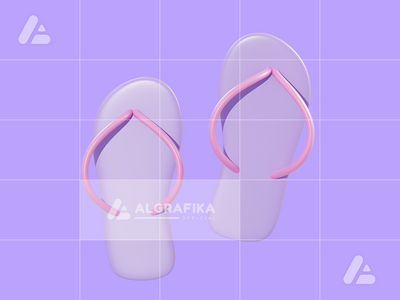 3d 插图 spa 触发器对象(3d illustration spa flip flop object)