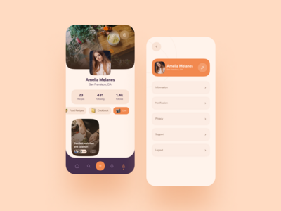 Appétit - 食物食谱应用程序 UI 套件 V24(Appétit - Food Recipes App UI Kit V24)