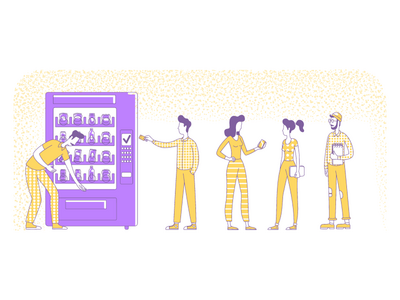 无现金卡支付平面剪影矢量图(Cashless card payment flat silhouette vector illustration)