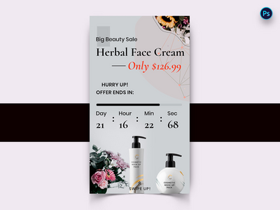 美容社交媒体帖子模板(Beauty Social Media Post Template)