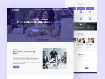 Bindas 咨询和业务 HTML5 模板(Bindas Consulting & Business HTML5 Template)