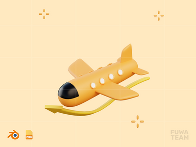 空运 - 3D 销售和营销插图包(Air Delivery - 3D Sale & Marketing Illustration Pack)