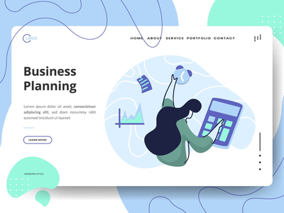 商业规划图(Business Planning Illustration)