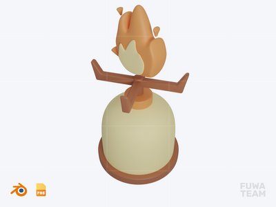 野营炉 - 3D 野营插图包(Camping Stove - 3D Camping Illustration Pack)