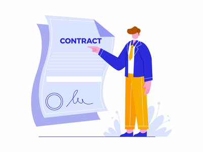 商业合同签订说明(Business Contract Signing Illustration)