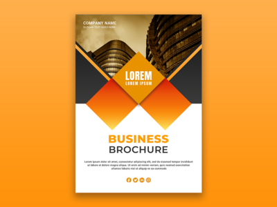 业务手册传单(Business Brochure flyer)