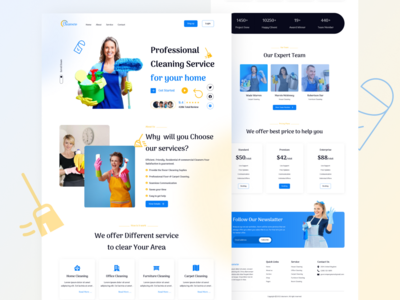 清洁服务界面(Cleaning Service UI)