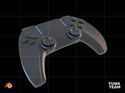 3D 游戏设备在黑暗插图包中发光 - 操纵杆(3D Game Device Glow In The Dark Illustration Pack - Joy Stick)