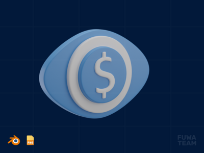 每次展示成本 - 3D SEO 插图(Cost Per Impression - 3D SEO Illustration)