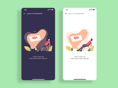 404屏，2种模式选择(404 screen with 2 modes selection)
