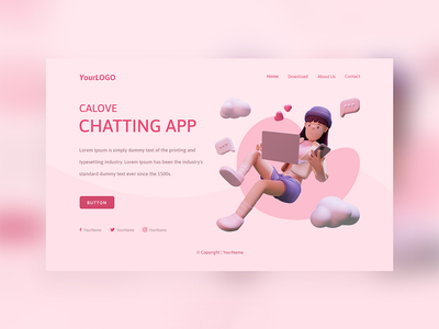 具有 3D 角色的在线聊天应用程序(Chatting app Online with 3D character)