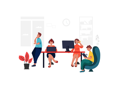 商业插画概念(Business Illustration concept)