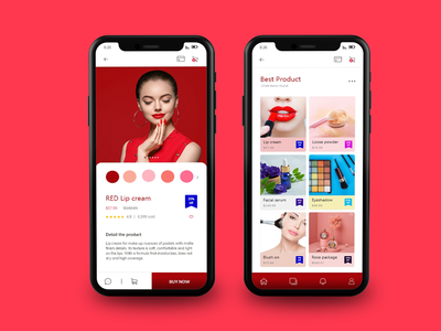 Care to Beauty 移动应用程序 UI(Care to Beauty Mobile App UI)