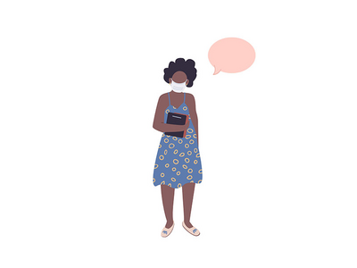 戴着医用口罩的非洲裔美国学生(African american student in medical mask)