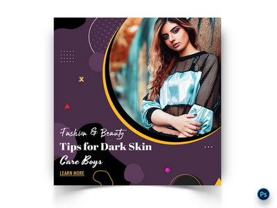 美容社交媒体帖子模板(Beauty Social Media Post Template)