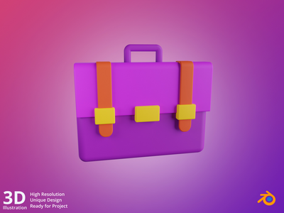 3d 公文包(3d briefcase)