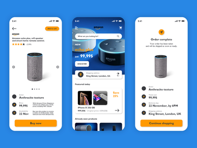 亚马逊购物界面(Amazon Shopping UI)