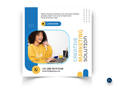 商业社交媒体帖子模板(Business Social Media Post Template)