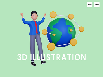 3d 国际商人(3d International businessman)