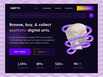 Aneftii NFT 网站(Aneftii NFT Website)