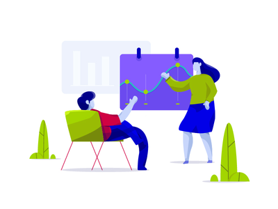 网站解析图(analytic illustration for website)