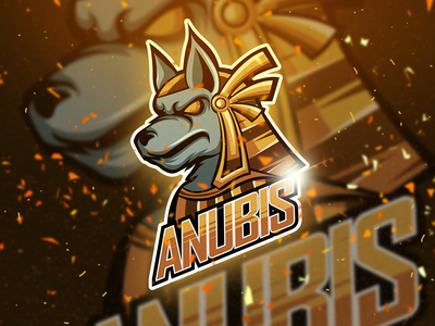 Anubis - 吉祥物和标志电子竞技(Anubis - Mascot & Logo Esport)