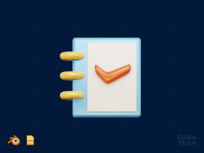 清单 - 3D 设计过程图（正面）(Checklist - 3D Design Process Illustration (front))