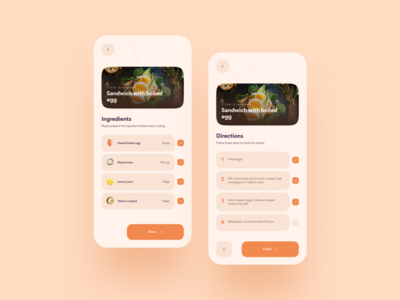 Appétit - 食物食谱应用程序 UI 套件 V15(Appétit - Food Recipes App UI Kit V15)