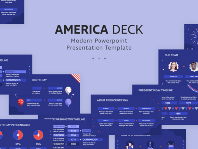 美国的PowerPoint演示模板(America PowerPoint Presentation Template)