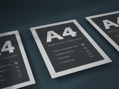 A4 纸-样机模板(A4 paper - mockup template)