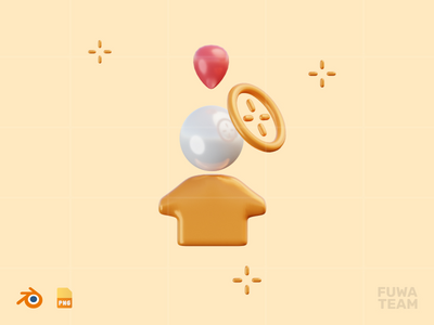 消费者目标 - 3D 销售和营销插图包（正面）(Consumer Target - 3D Sale & Marketing Illustration Pack (front))