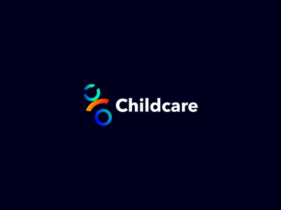 育儿基金会标志设计-现代标志(Childcare Foundation Logo Design - Modern Logo)