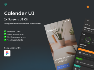 日历应用程序设计(Calendar app design)