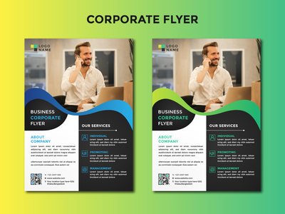 企业业务传单设计(Corporate business flyer design)