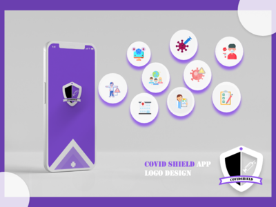 带有 LOGO 的 COVID Shield 应用程序(COVID Shield App with LOGO)