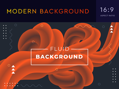 用于着陆页、海报、传单的具有 3D 流体形状的抽象背景(Abstract Background with 3D Fluid Shapes for Landing Page, Poster, Flyer)