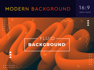 用于着陆页、海报、传单的具有 3D 流体形状的抽象背景(Abstract Background with 3D Fluid Shapes for Landing Page, Poster, Flyer)