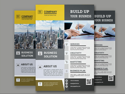 创意商业传单模板(Creative Business Flyer Template)