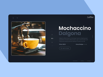 咖啡登陆页面(Coffee Landing Page)