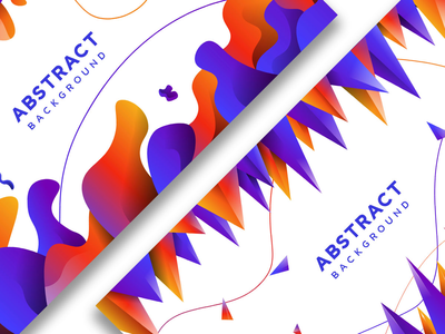 抽象渐变背景设计(Abstract Gradient Background Design)