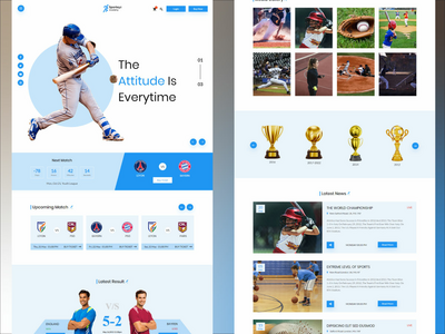 棒球 HTML 模板(Baseball HTML Template)