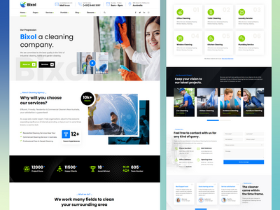 Bixol - 清洁服务 WordPress(Bixol - Cleaning Services WordPress)