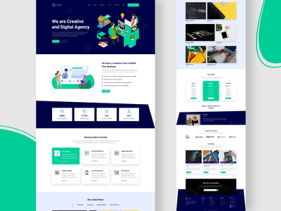 代理网站模板设计(Agency Website Template Design)