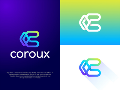 C 字母标志设计 |箭头标志(C Letter Logo Design | Arrow Logo)