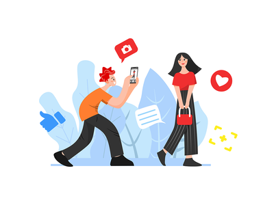 一个人正在为公园里的女孩拍照以在社交网络上发布(A person is taking pictures of girls in the park to post on social networks)